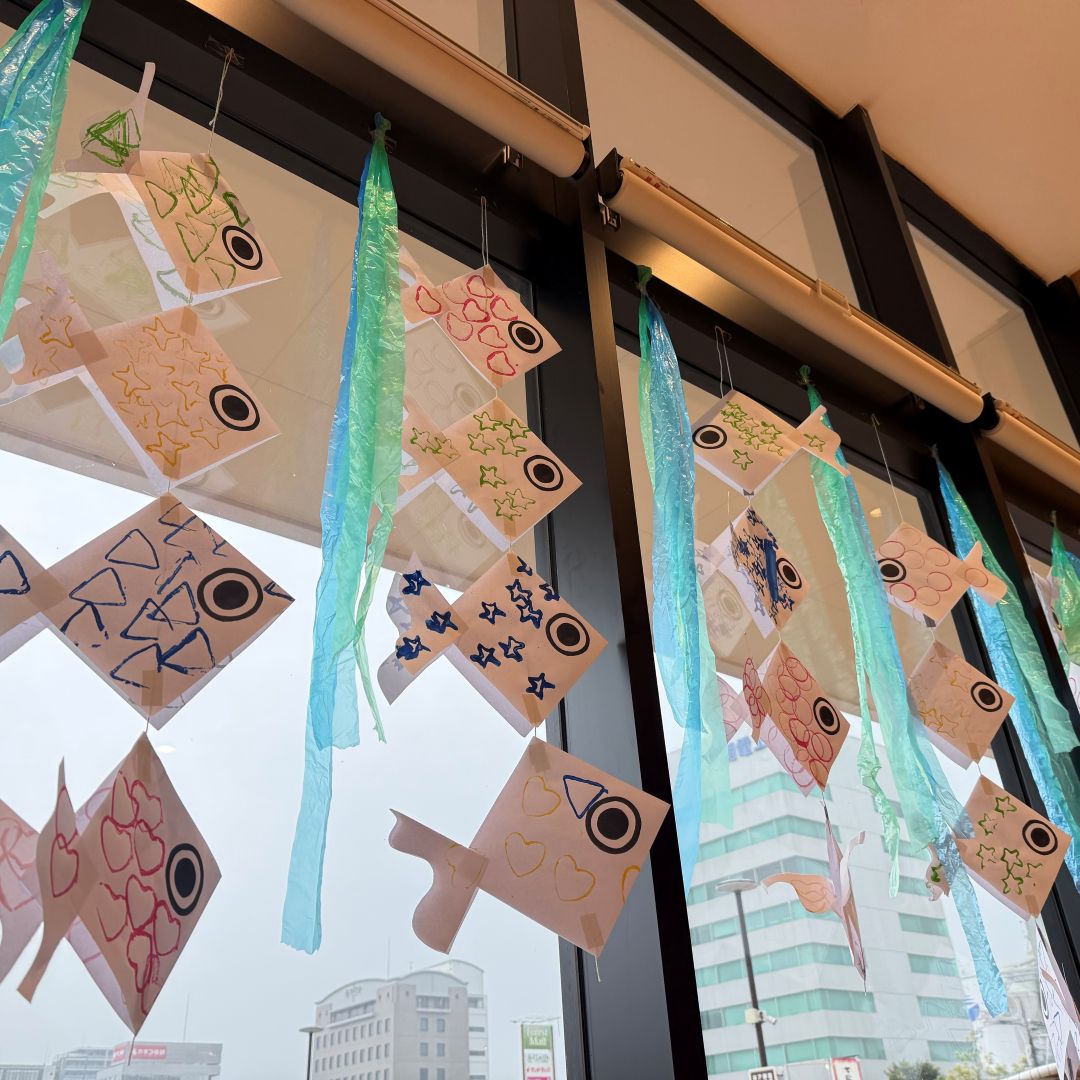 展示中の金魚の写真