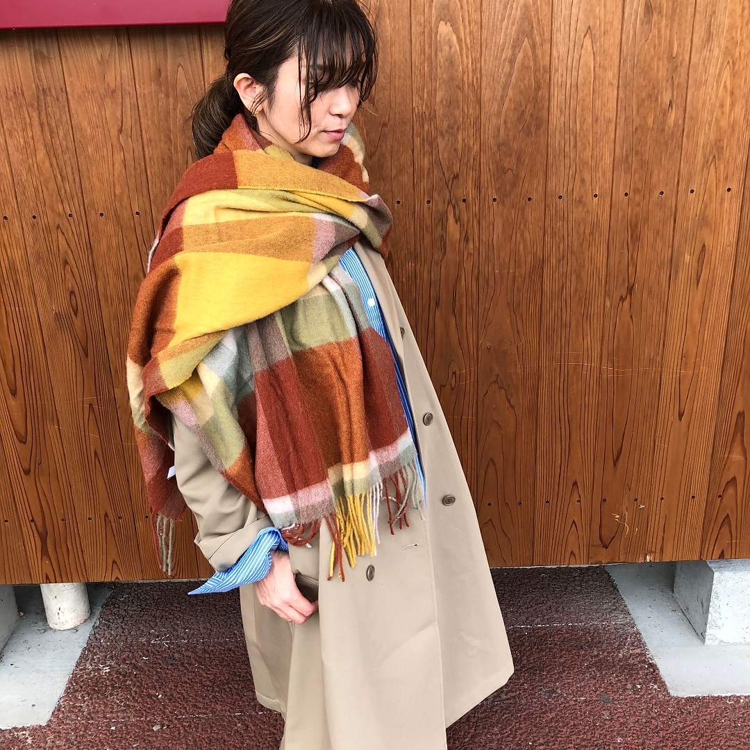 大番ストールコーデ