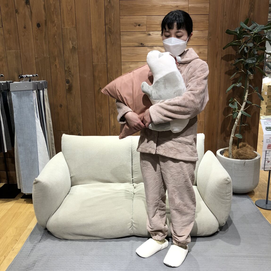 着る毛布