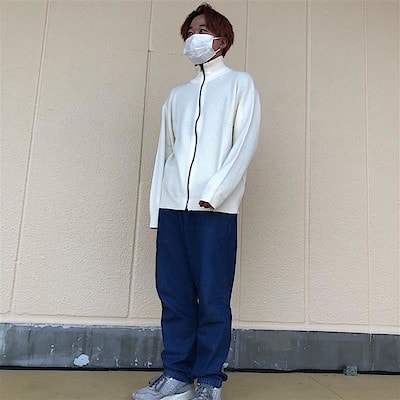 【ビバシティ彦根】洗える畦編みフルジップカーディガン