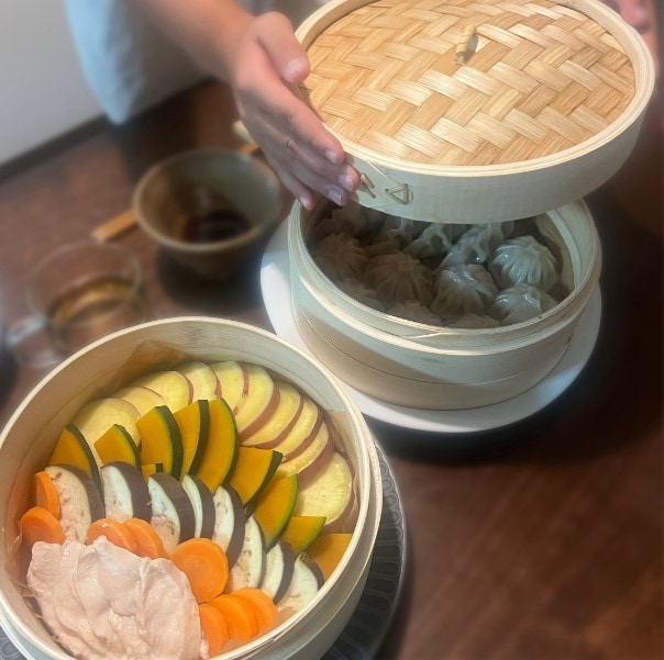 蒸篭蒸し料理と焼売