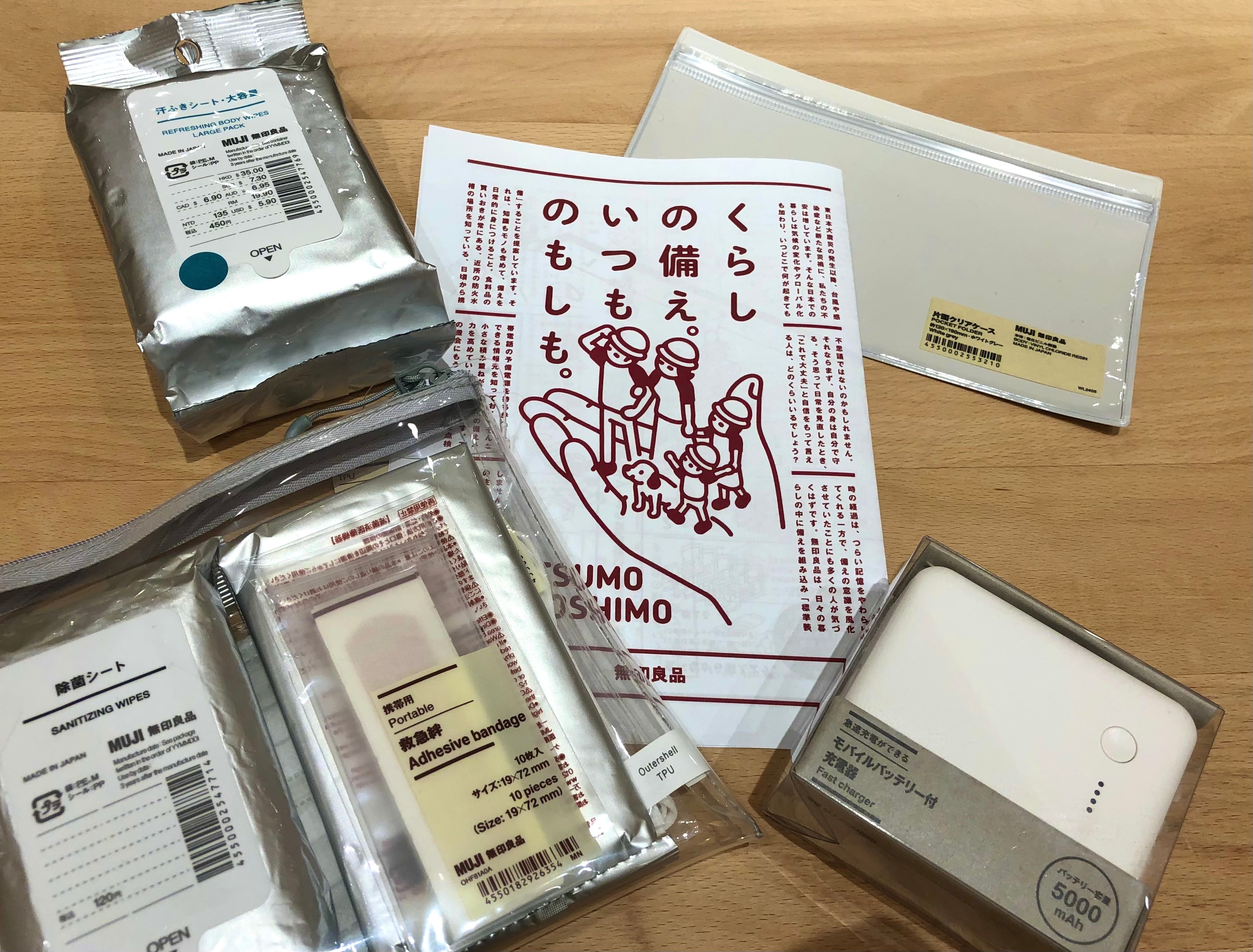 災害に備えるもの