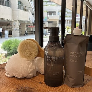 【無印良品500 マルシェ池田】 汗が気になる季節に　薬用デオドラントボディソープ