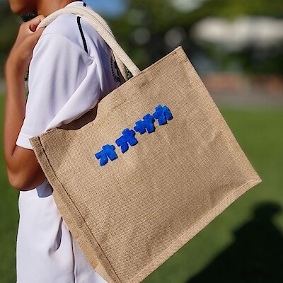 【無印良品500 マルシェ池田】 ジュートマイバッグをアレンジ！