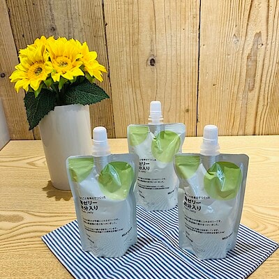 【無印良品500 マルシェ池田】 今年も発売　「肌のことを考えてつくった　梅ゼリー　鉄分入り」