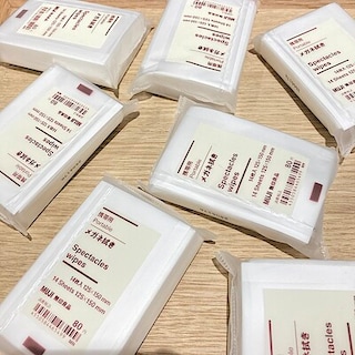 【無印良品500 マルシェ池田】携帯用メガネ拭きで夏の視界をすっきり。