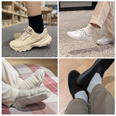 【コープさっぽろしずない】無印良品で選ぶ上質な大人靴下｜スタッフのおすすめ