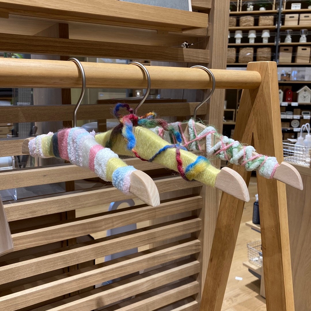 オリジナルハンガー作り　ワークショップ