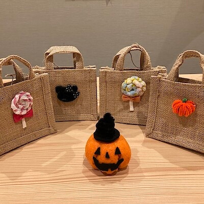 【青木島ショッピングパーク】 モールワイヤーを使ってオリジナルのジュートマイバックを作ろう
