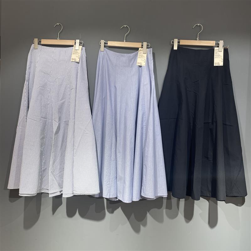 【岡山表町商店街】お洒落なシルエット！「涼感ブロード　フレアスカート」のご紹介です！
