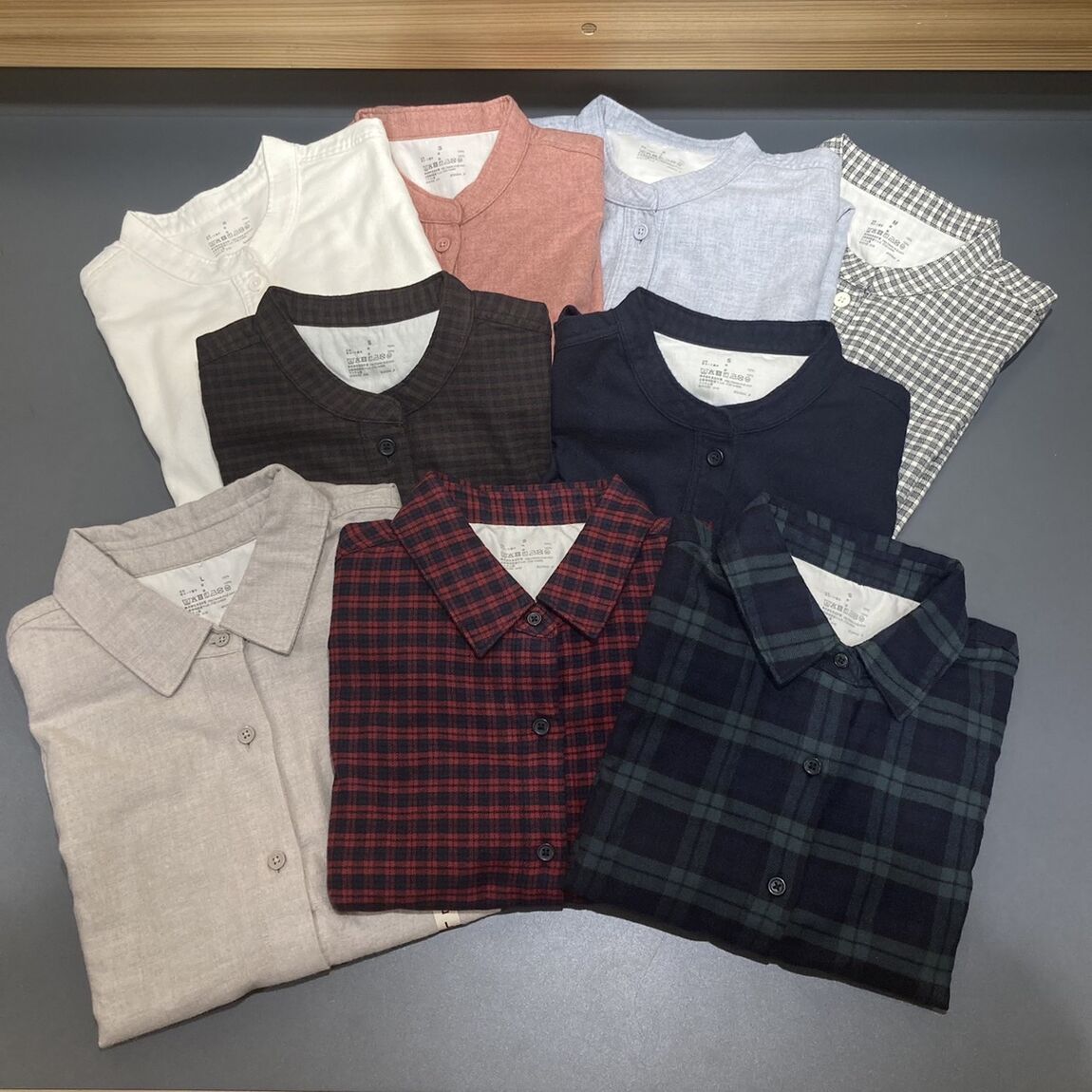 【岡山表町商店街】 新発売！柔らかな肌触りが心地いい「両面起毛フランネル長袖シャツ・ブラウス」 