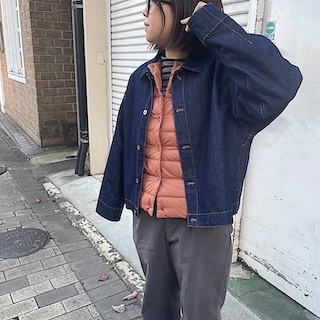 【岡山表町商店街】 軽くて暖かい！「軽量ダウンノーカラーベスト（帯電防止裏地）」