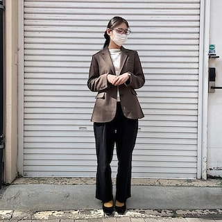 【岡山表町商店街】起毛テーラードジャケット 