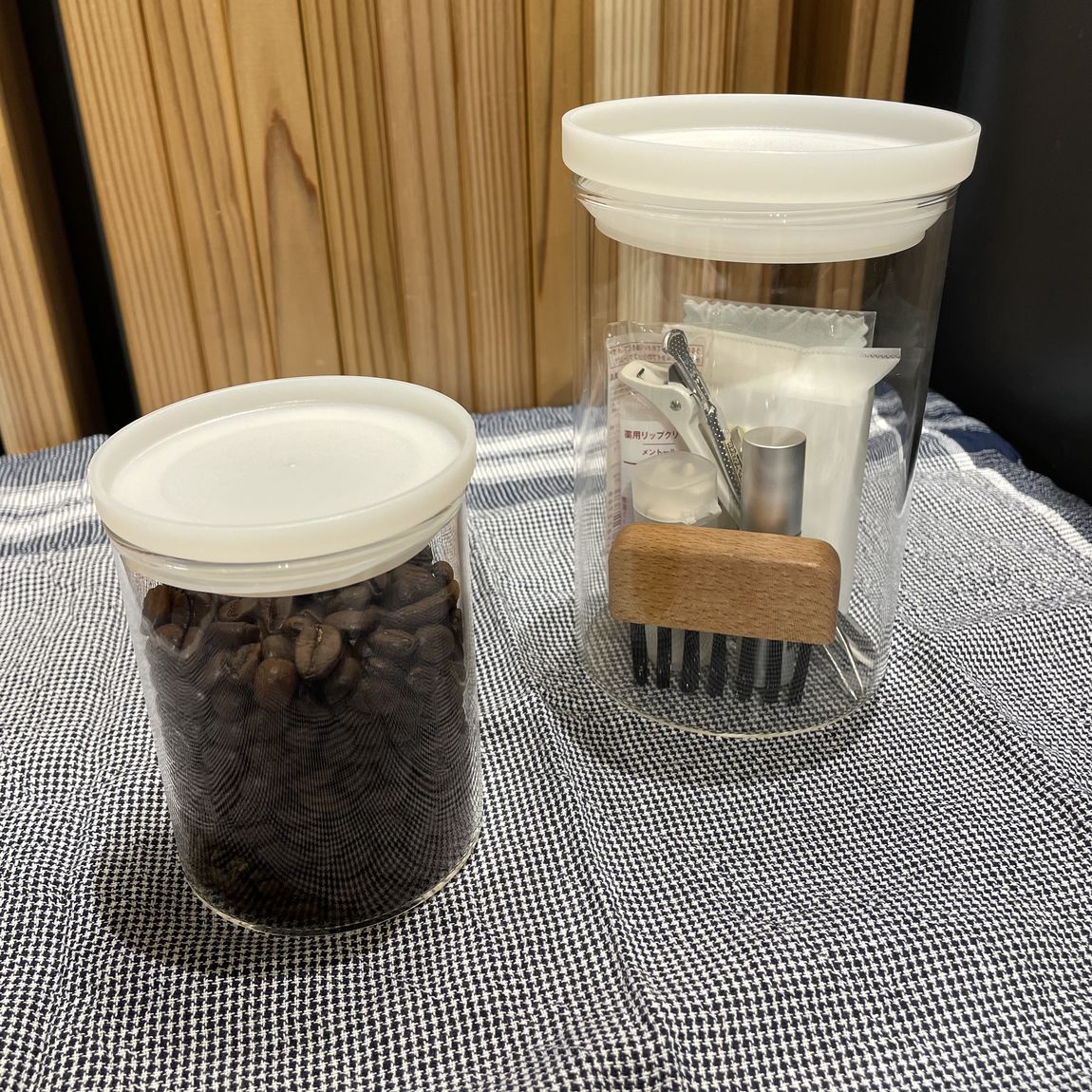 【岡山表町商店街】耐熱ガラス　丸型保存容器