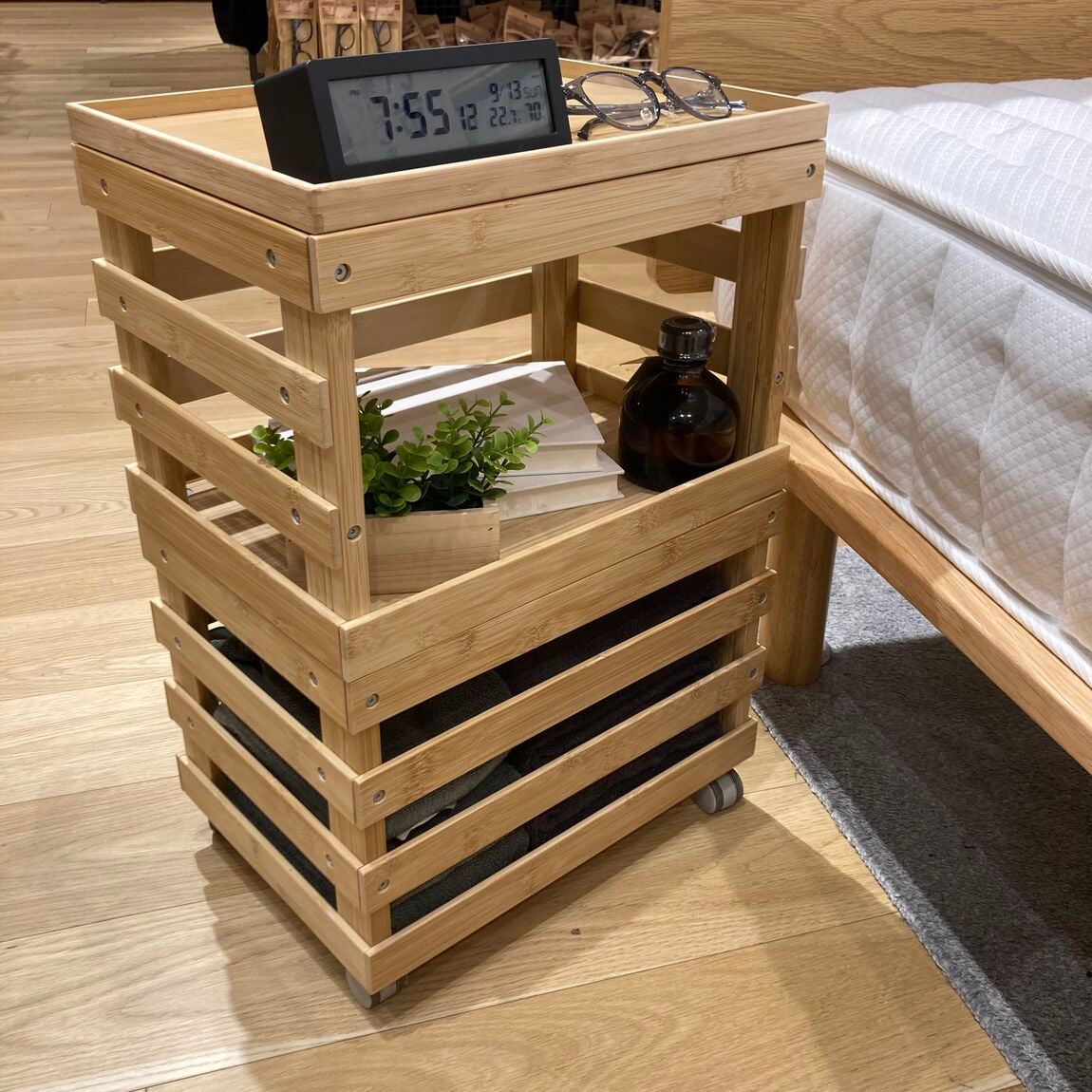 【ららぽーと堺】重ねて使える竹材すのこボックスのご紹介