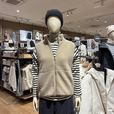 【ららぽーと堺】軽くて暖かい！寒い冬に重宝するボアフリースベストのご紹介
