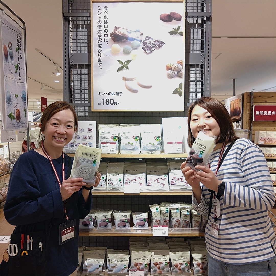 チョコミント売場写真