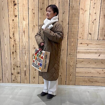 婦人 ふんわり中わた キルティングコート | 無印良品