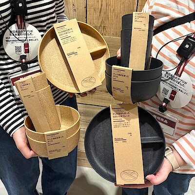 【いとく大館ショッピングセンター】暮らしにやさしい、ヤシ食器シリーズ