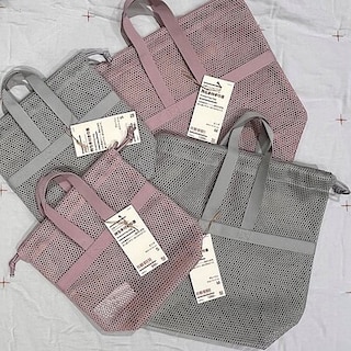 【砺波】立体メッシュ持ち手付き巾着に新色が登場しました！