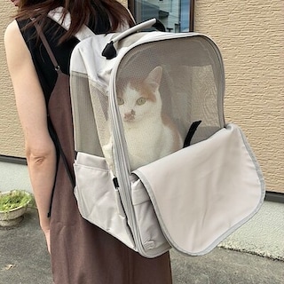 【砺波】ペット用キャリーバッグリュック型のご紹介