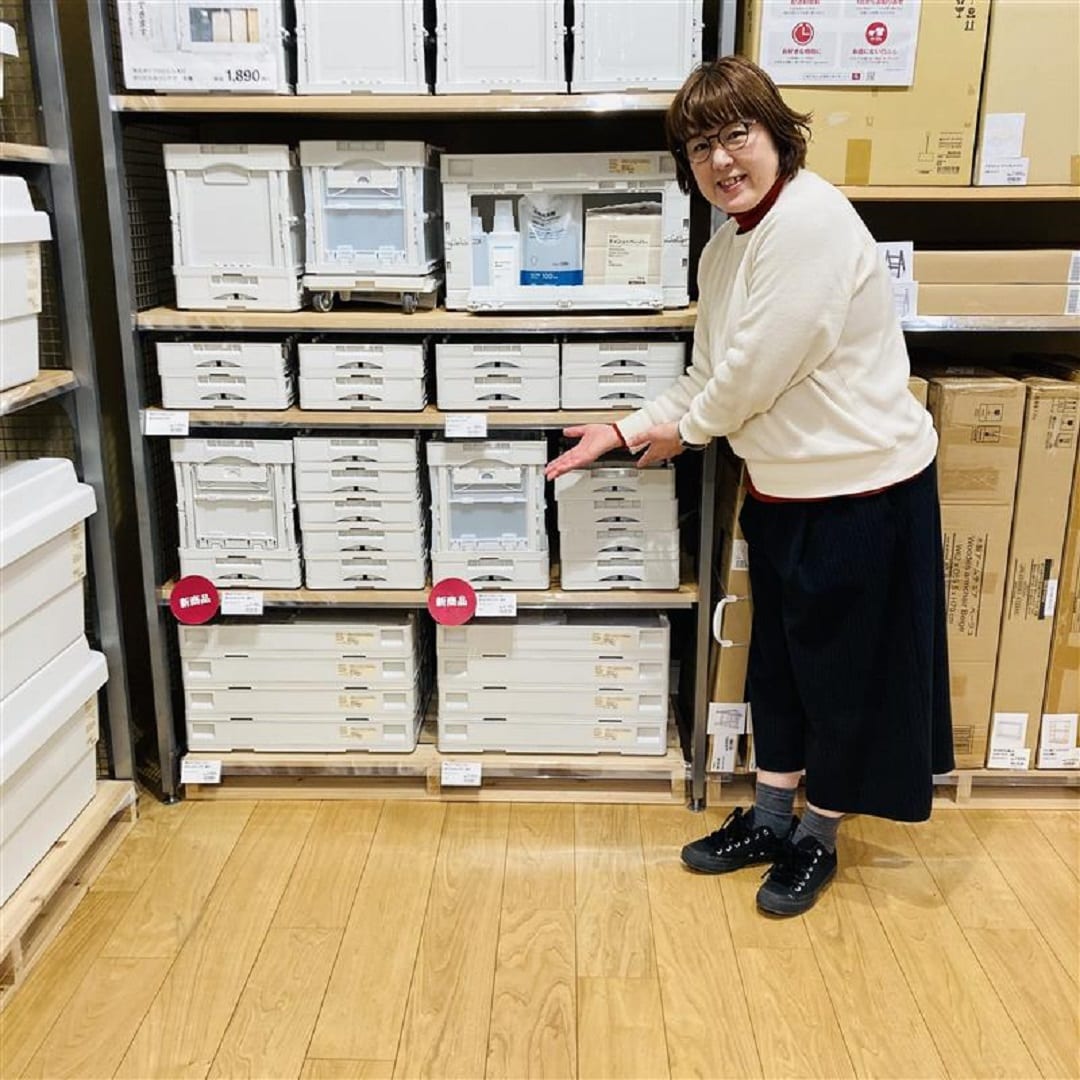 再生ポリプロピレン入り　折りたたみコンテナ　窓付のご紹介