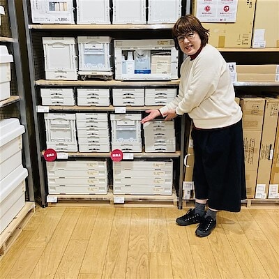【ショッピングモールメルカ】整理整頓にオススメの折りたたみコンテナに窓付が登場｜新商品