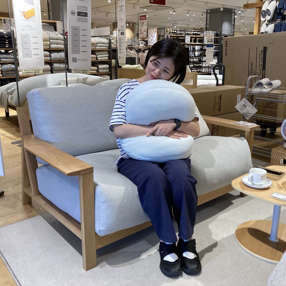 背当てにもなるひんやりクッションの紹介
