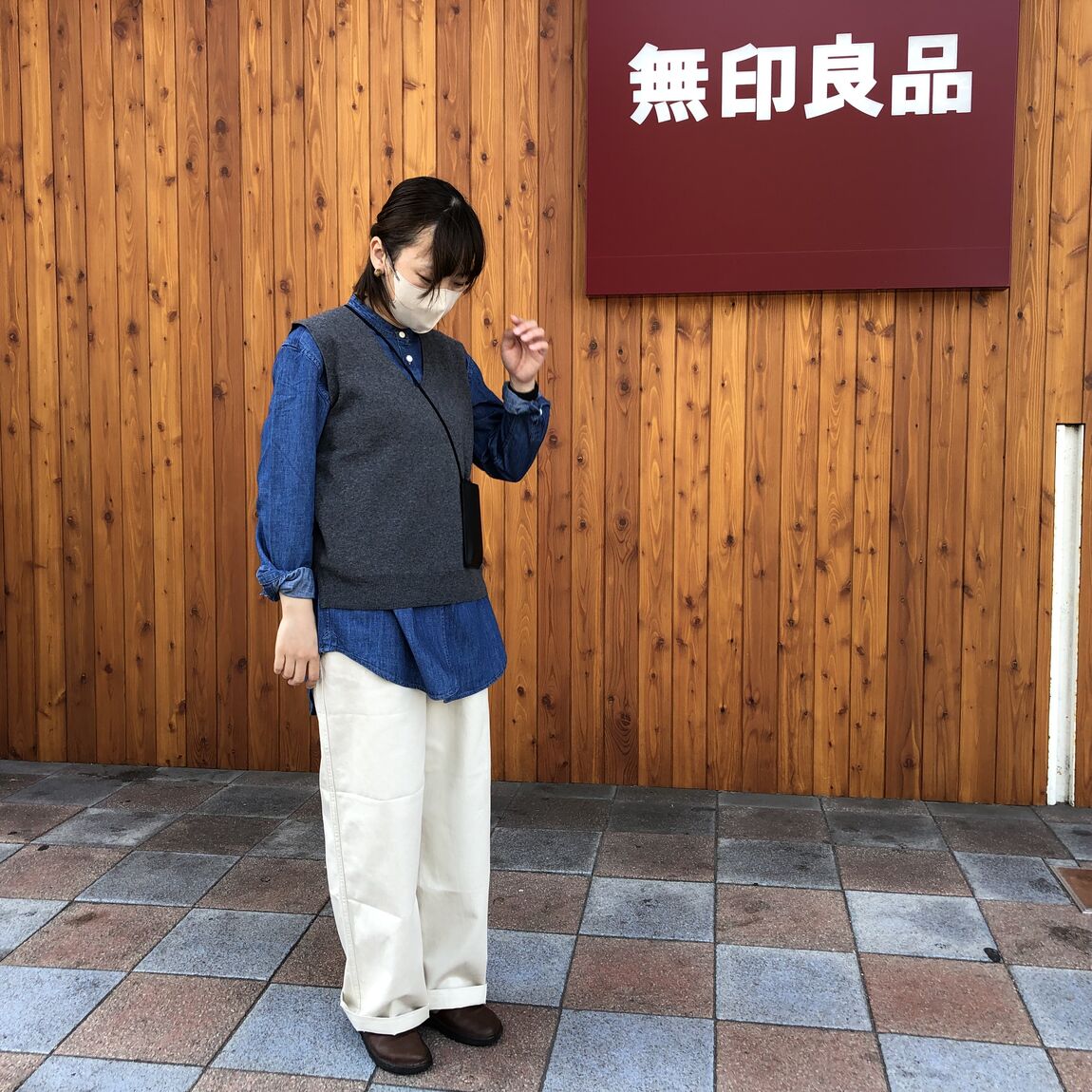 秋コーデのスタッフ
