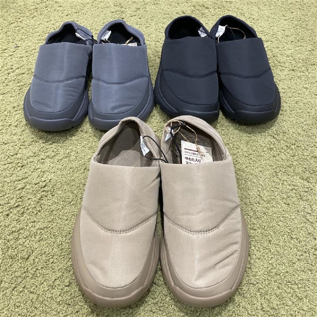 新商品のかかとが踏める撥水中わた入りスリッポンのご紹介|スタッフおすすめ新商品