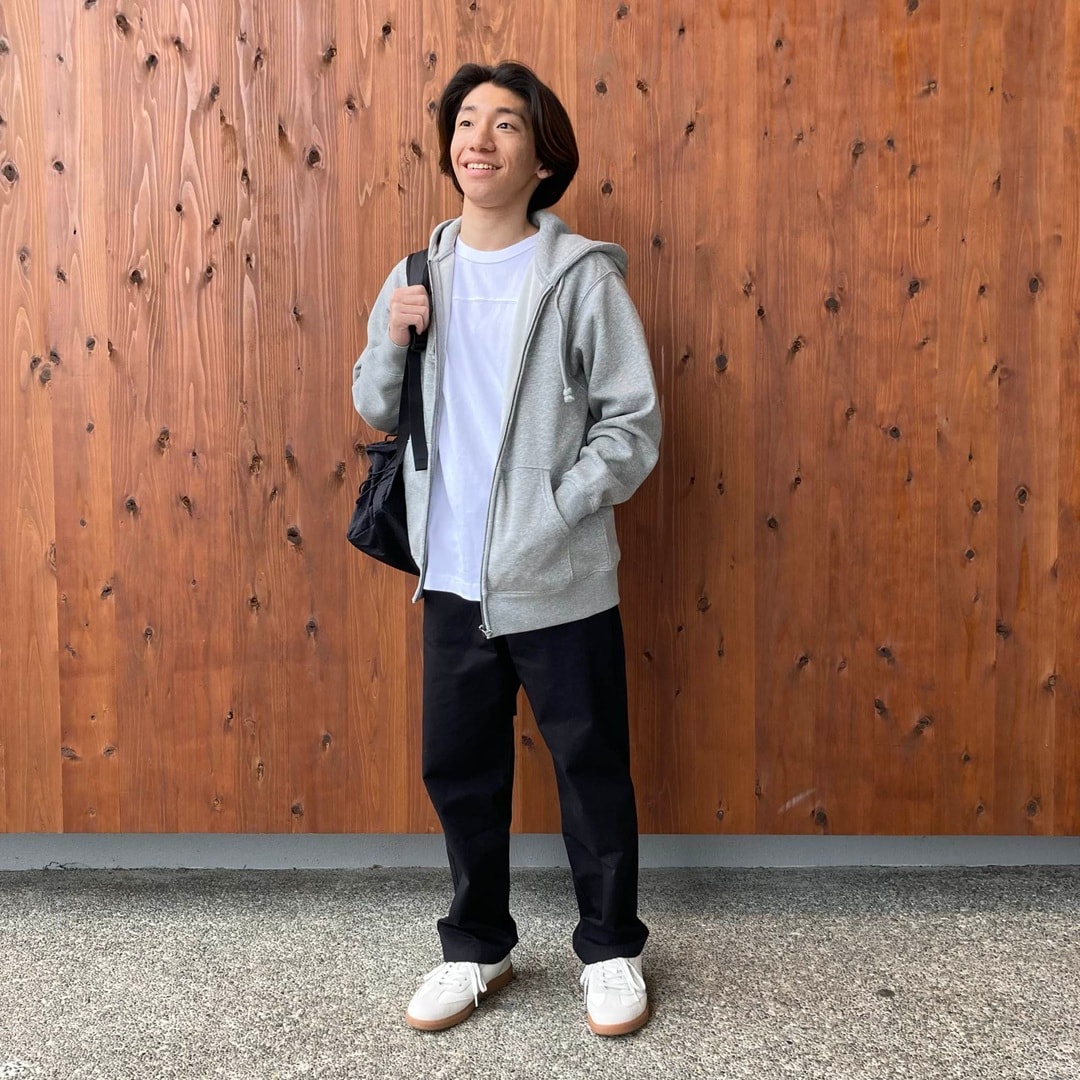 スウェットフルジップパーカ