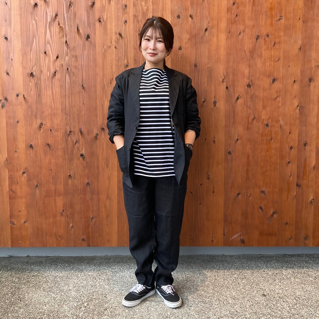 リネン洗いざらしジャケット