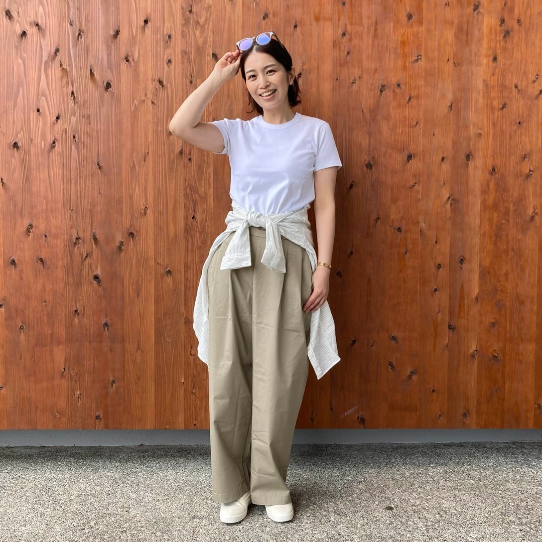 涼感汗じみしにくいクルーネック半袖Ｔシャツ