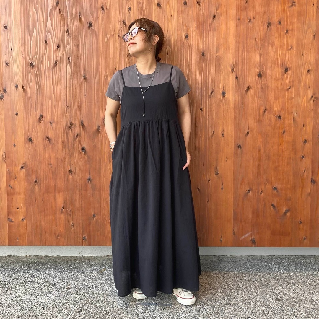 強撚ボイルキャミソールワンピース