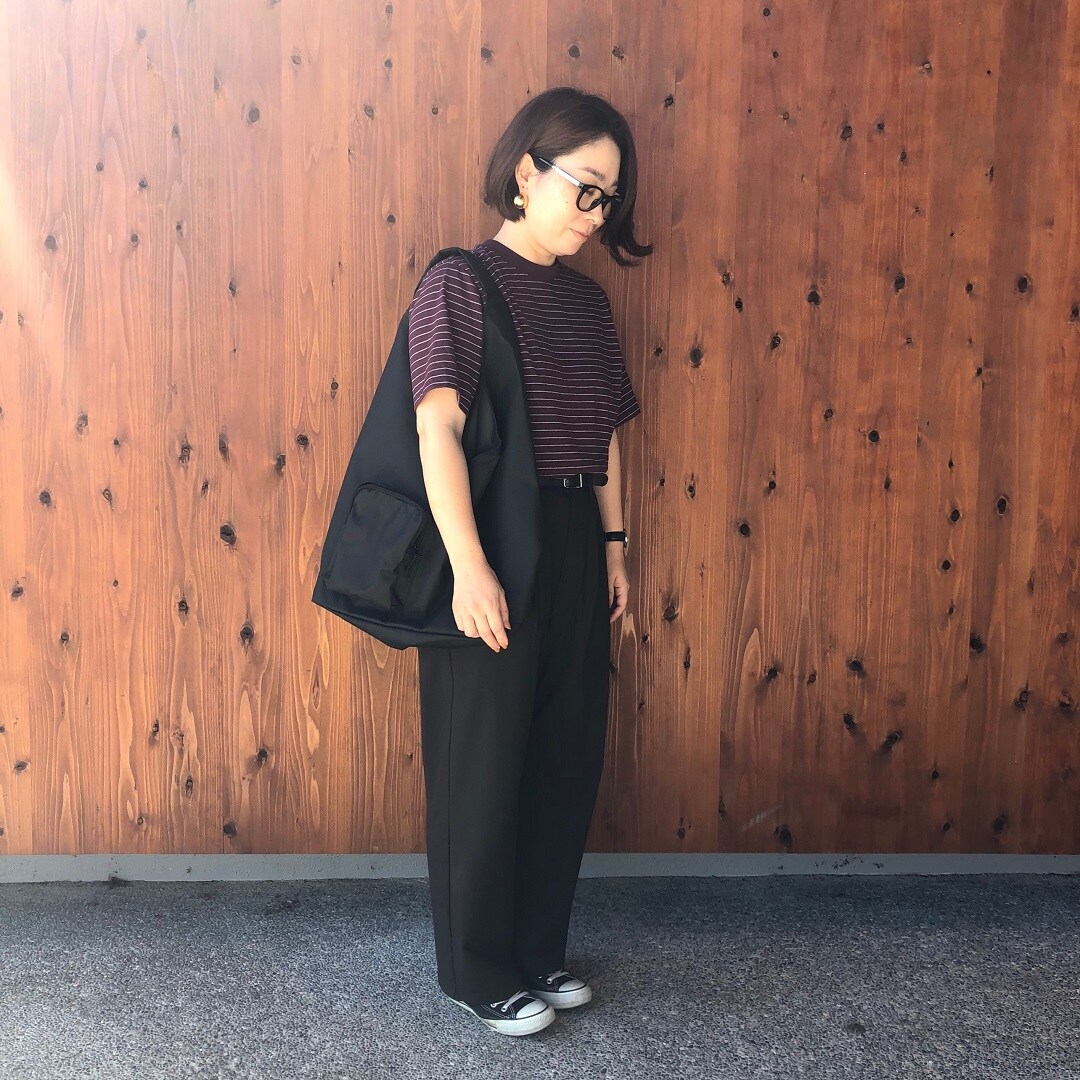 天竺編みクルーネック半袖Tシャツ