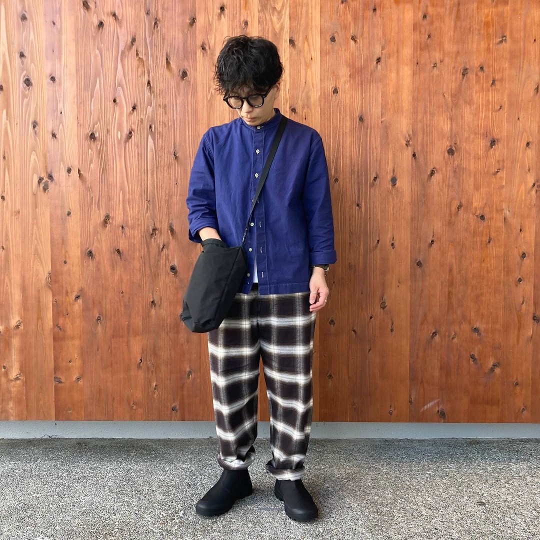 脇に縫い目のないフランネル長袖パジャマ