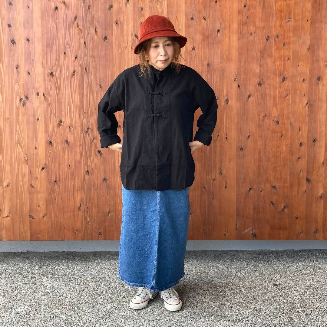 染めなおした服　黒