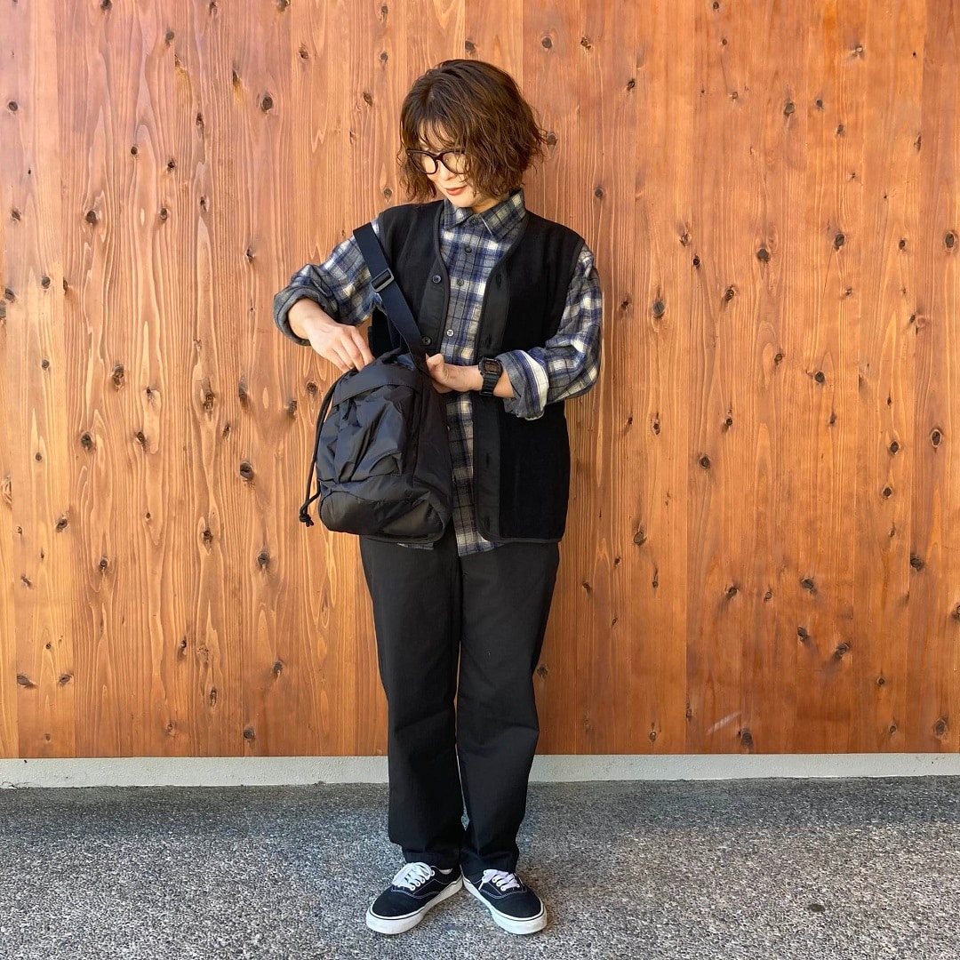素材に還るフリースベスト