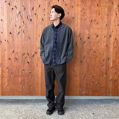 紳士 縦横ストレッチ起毛ヘリンボーンパンツ | 無印良品