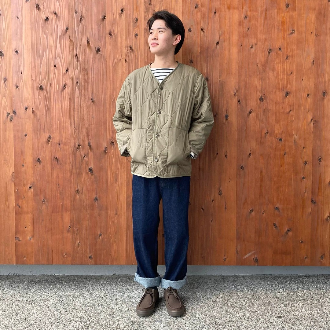 ふんわり中わた撥水キルトジャケット