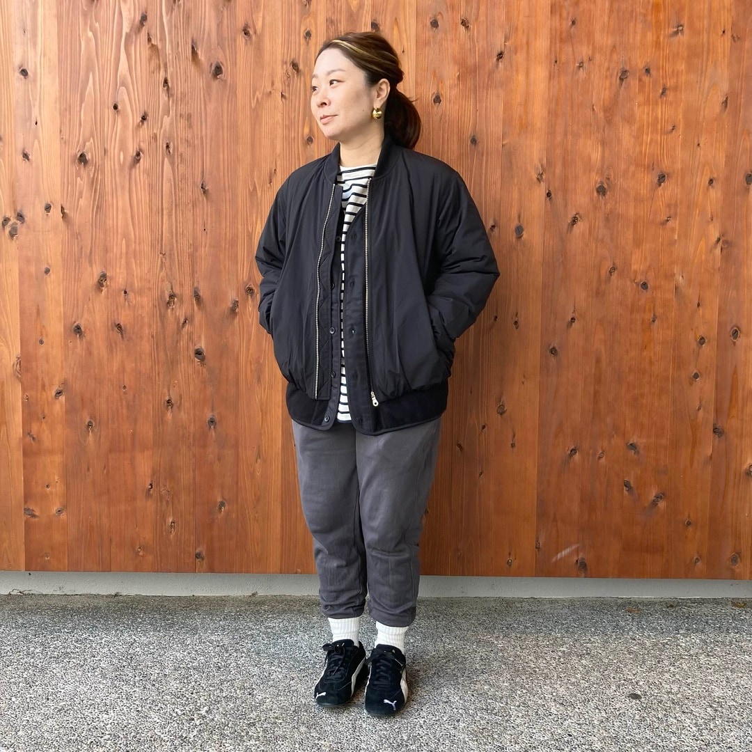 ふんわり中わたブルゾン