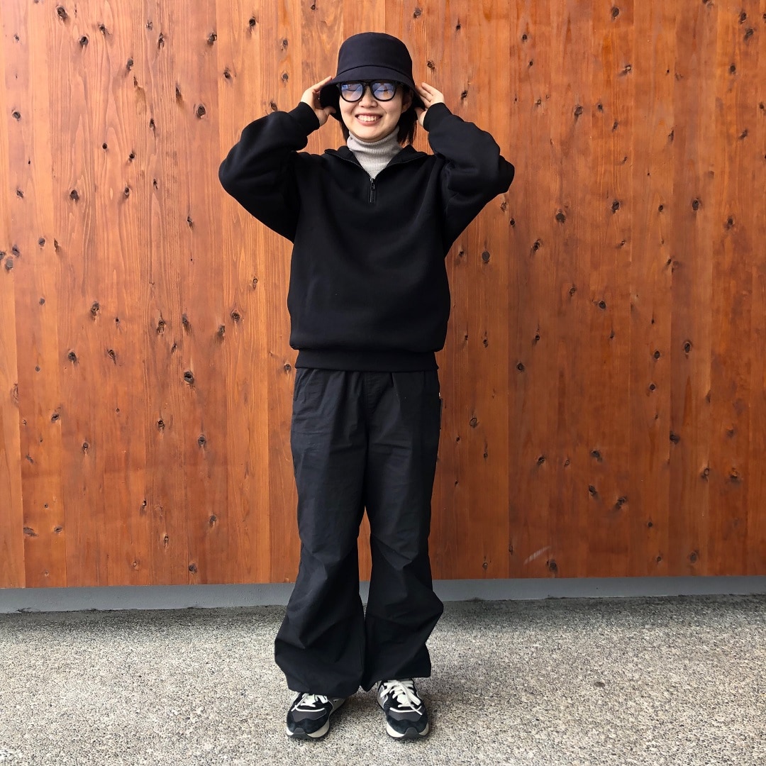 洗えるウールリブタートルネックセーター