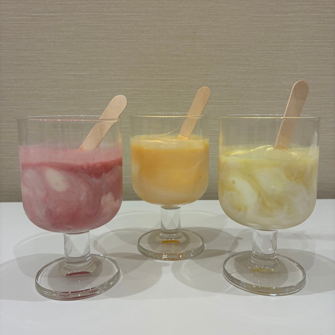 アイスクリームでつくるシェイク