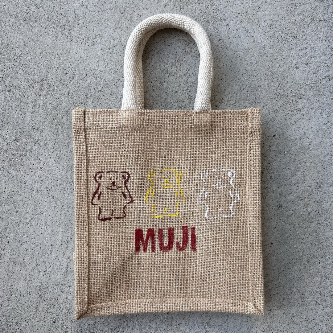 ステンシルでつくるオリジナルバッグ