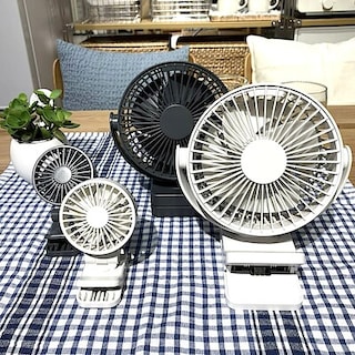 【コープさっぽろきたひろしま】置いても使える充電式クリップファンのご紹介