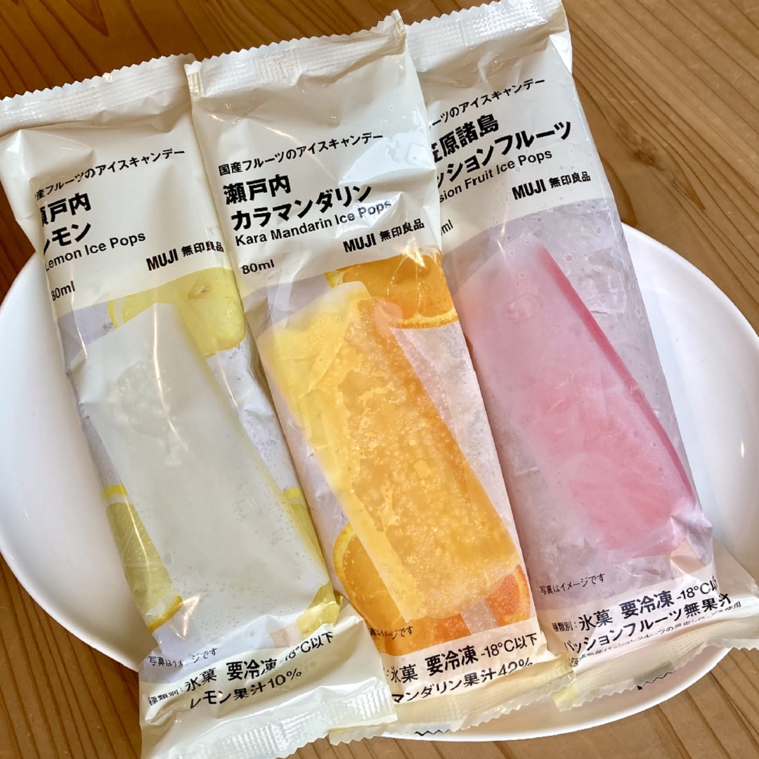 国産フルーツのアイスキャンデー