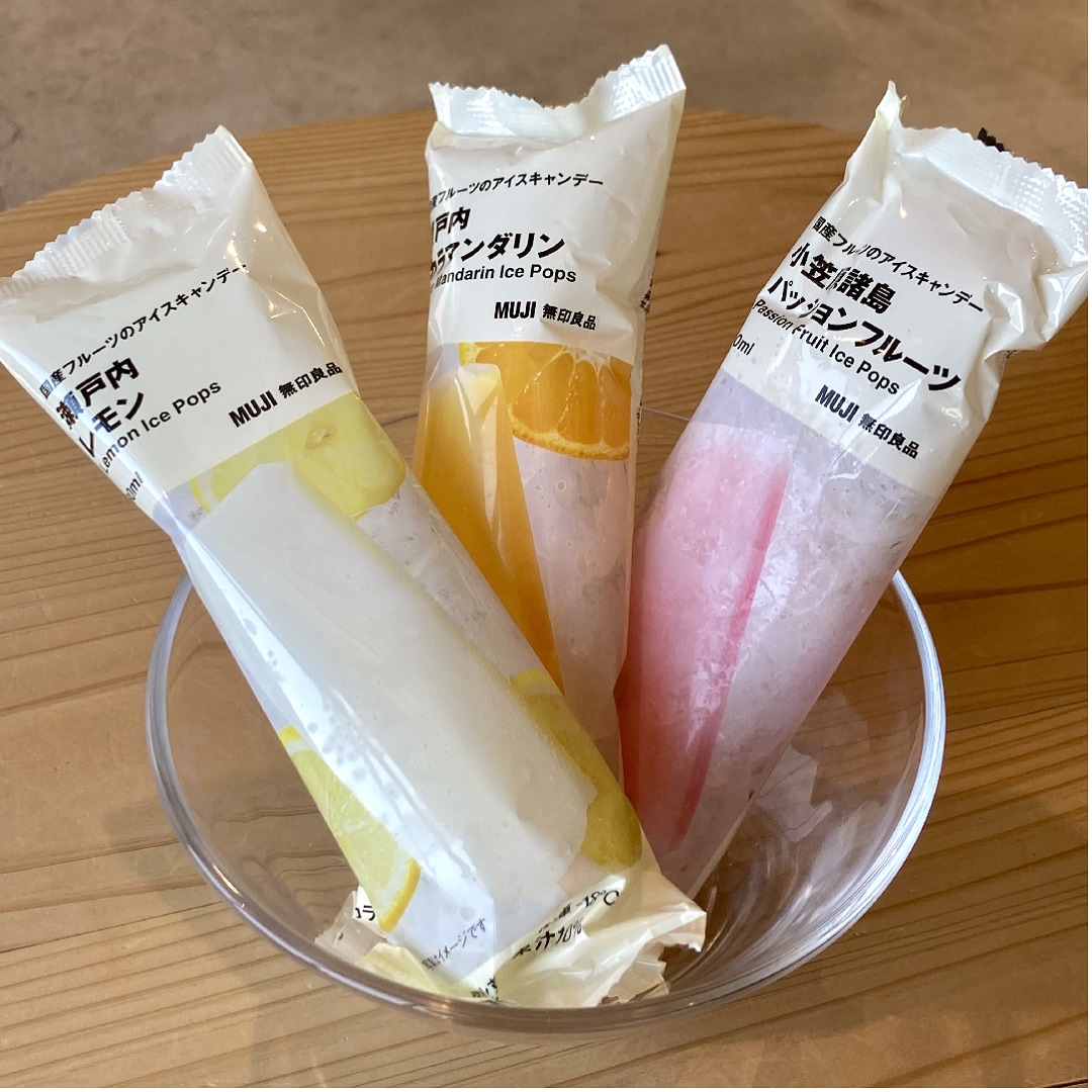 国産フルーツのアイスキャンデー