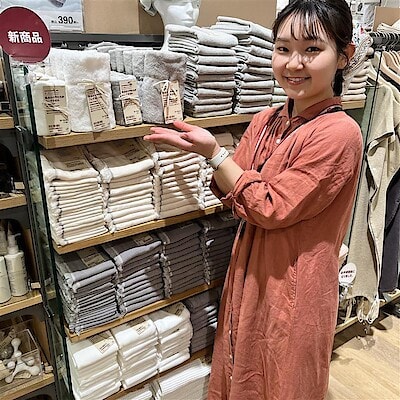 【ビビット南船橋】新商品、肌あたりやわらかタオルが入荷しました！