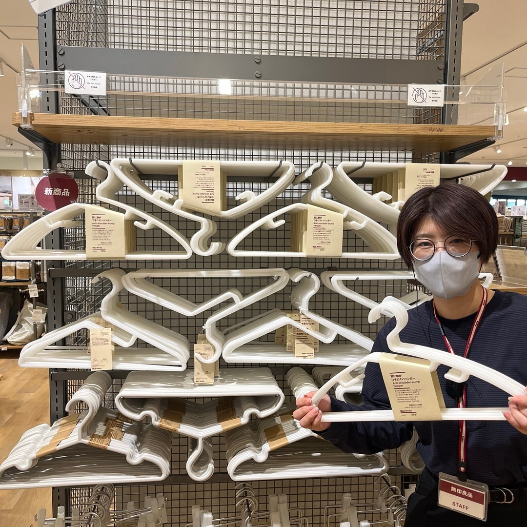 【ららぽーとTOKYO-BAY North Gate】跡がつきにくいハンガーが登場