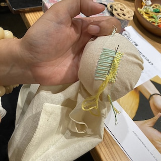 【ヨシヅヤ可児】「永く使うを楽しむ」ダーニングワークショップを開催しました。　